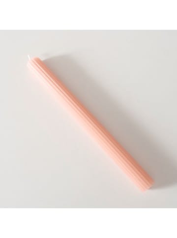 Boltze 4er-Set: Stabkerzen "Classic" in Hellrosa - (H)25 cm