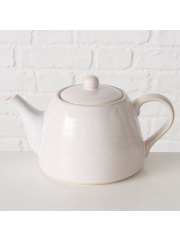 Boltze Imbryk "Jonah" w kolorze białym do herbaty - wys. 12,4 cm