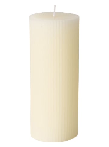 Boltze Stumpenkerze ''Classic'' in Creme - (H)15 x Ø 6 cm
