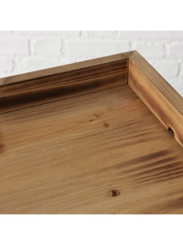 Boltze Tablett ''Zelda'' in Hellbraun - (L)38,2 x (B)38,2 cm