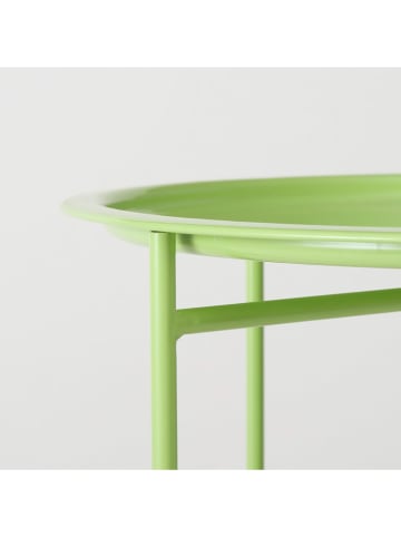 Boltze Stolik "Rocko" w kolorze jasnozielonym - wys. 46 x Ø 46 cm