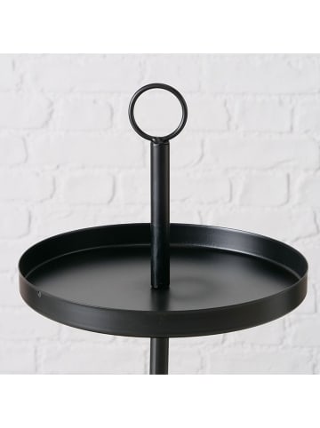 Boltze Etagere "Samina" in Schwarz - (H)33 cm