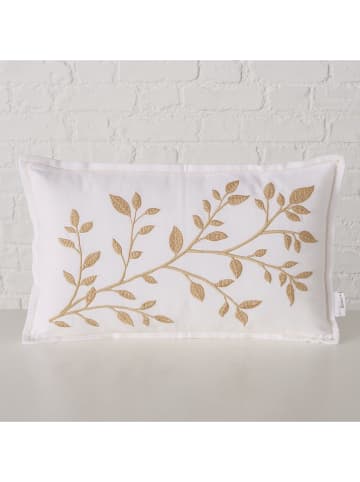 Boltze Poduszka "Wiola" w kolorze biało-beżowym - 50 x 30 cm