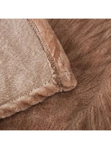 Boltze Wohndecke ''Arkki'' in Taupe - (L)160 x (B)130 cm