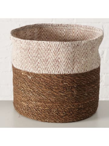 Boltze 2er-Set: Körbe "Eija" in Braun/ Weiß