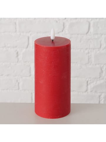 Boltze Świeca LED "Flamo" w kolorze czerwonym - wys. 15 cm