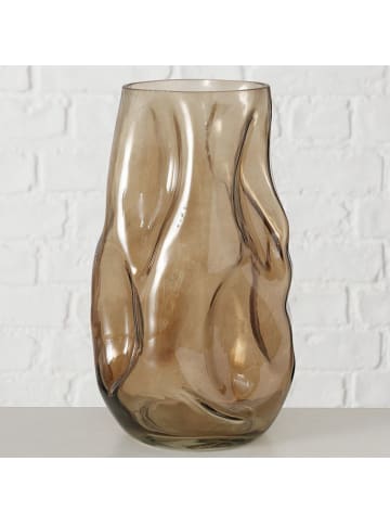 Boltze Wazon "Lojin" w kolorze beżowym - wys. 26 x Ø 16 cm