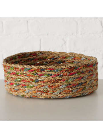 Boltze Koszyki (2 szt.) "Avalua" w kolorze jasnobrązowym ze wzorem