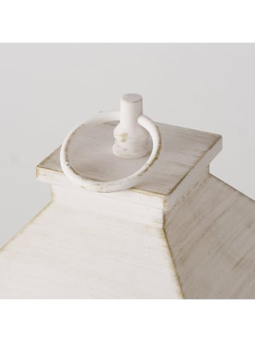 Boltze LED-Laterne "Henrietta" in Weiß - (H)30 cm