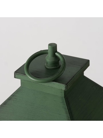 Boltze Lampion LED "Henrietta" w kolorze zielonym - wys. 30 cm