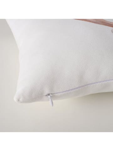 Boltze Poduszka "Aspen" w kolorze biało-brązowym - 50 x 30 cm