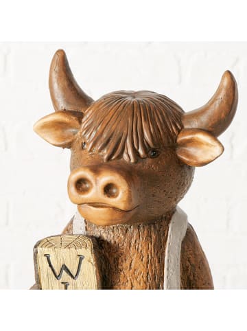 Boltze Dekofigur "Buffi" in Braun - (H)50,5 cm