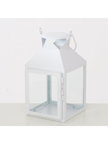 Boltze Lampion "Aberdeen" w kolorze białym - 12,3 x 21,5 cm