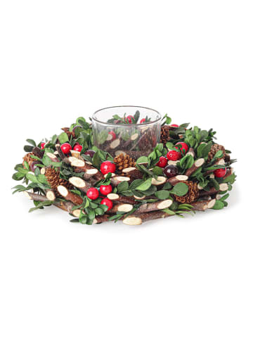 Bizzotto Theelichthouder "Eloise" meerkleurig - Ø 23 cm