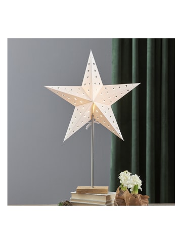 STAR Trading Standleuchte "Leo" in Beige - (B)43 x (H)65 cm