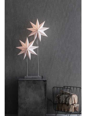 Marksljöd Tischleuchte "Duva" in Weiß/ Grau - (B)46 x (H)80 cm