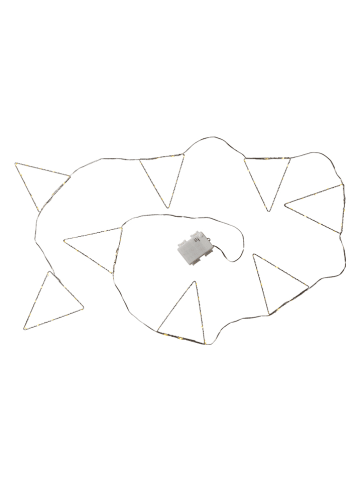 STAR Trading LED-Lichterkette "Penny" in Silber - (L)240 cm