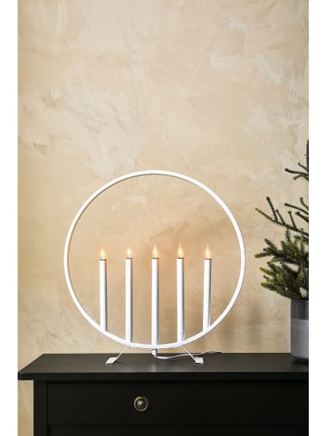 Marksljöd Lampa adwentowa "Surround" w kolorze białym - 47 x 50 cm