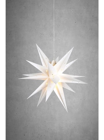 Marksljöd Dekoracja LED "Vectra" w kolorze białym - 60 x 60 x 60 cm