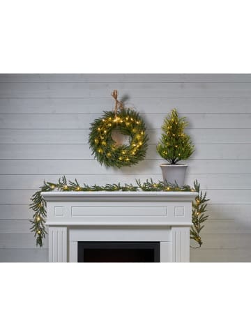STAR Trading Ledkerstboom "Thuja" groen - (L)55 x (B)28 cm