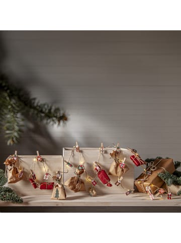 STAR Trading Łańcuch świetlny LED "Clippy Advent" w różnych kolorach - dł. 240 cm