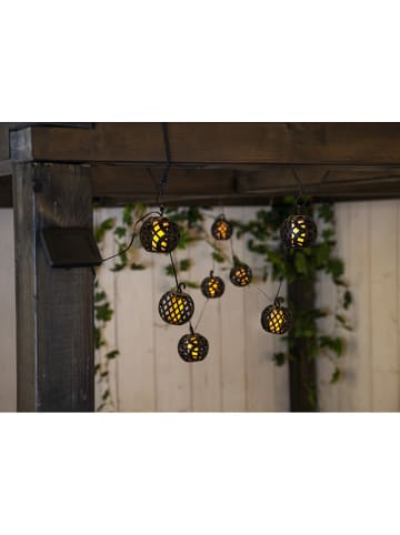 Best Season LED-Solarlichterkette "Flame" in Schwarz - (L)210 cm