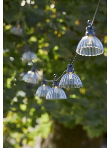 STAR Trading Łańcuch świetlny LED "Circus Shade" w kolorze szarym - dł. 495 cm