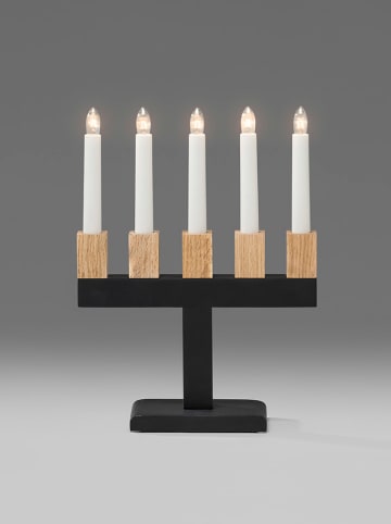 Konstsmide Decolamp zwart/lichtbruin - (B)22,5 x (H)30,2 x (D)8 cm