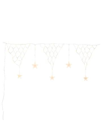 Hollybell Zasłona LED w kolorze ciepłej bieli