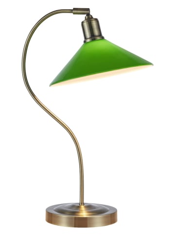 Marksljöd Lampa stołowa "Vela" w kolorze zielonym - wys. 49 x Ø 27,5 cm