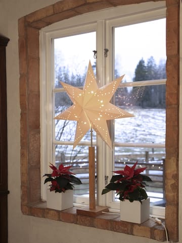 STAR Trading Staande lamp "Karo Maxi" wit - (H)100 cm