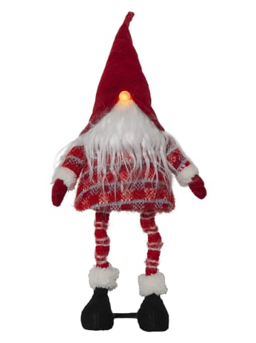 STAR Trading Figurka dekoracyjna LED "Joylight" w kolorze biało-czerwonym - 12,5 x 55 cm
