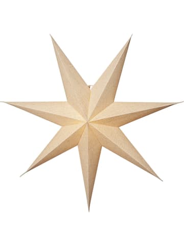 STAR Trading Papierstern "Cotton" in Beige - Ø 60 cm