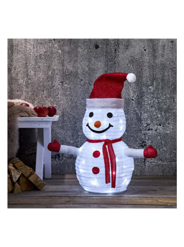 STAR Trading Figurka dekoracyjna LED "Tecidy" w kolorze białym - 67 x 70 cm