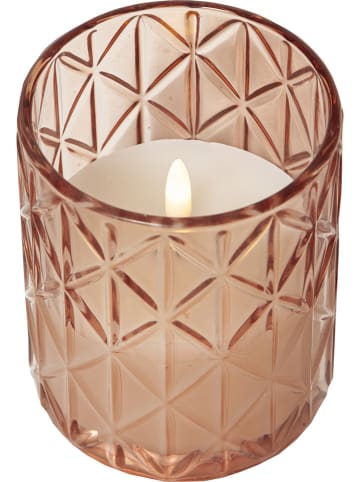 STAR Trading LED-Windlicht "Flamme Romb" in Beige