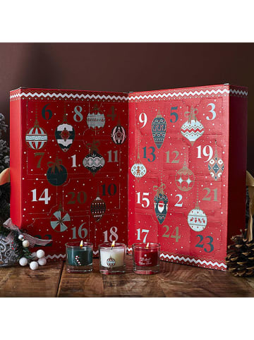 The Concept Factory Kerzenkalender in Rot - (B)21,4 x (H)30,5 cm