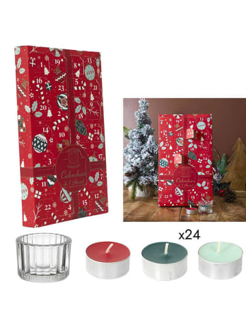 Make a Wish Kalenderkaars rood - (B)21,7 x (H)37 cm