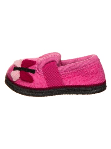 lamino Hausschuhe "Schmetterling" in Pink