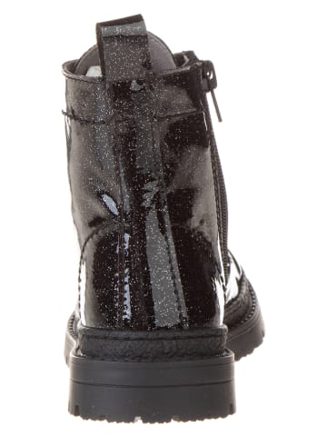 lamino Leder-Boots in Schwarz