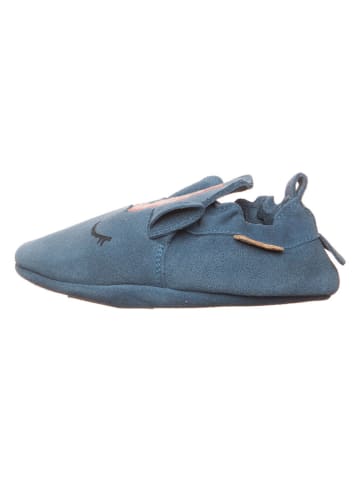 lamino Leren kruipschoenen blauw