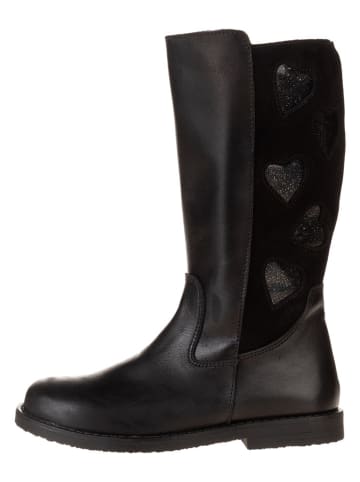 lamino Leder-Stiefel in Schwarz