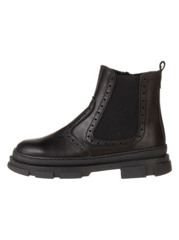 lamino Leder-Chelsea-Boots in Schwarz