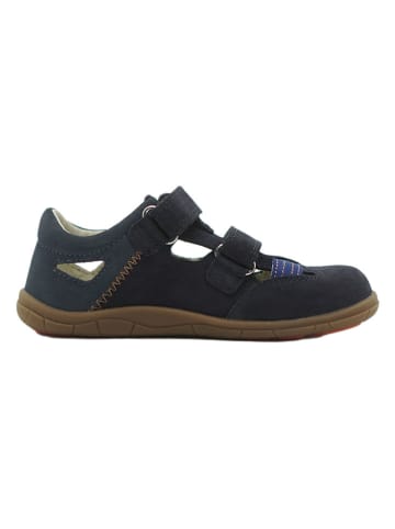 lamino Leren barefootschoenen donkerblauw