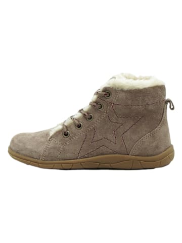 lamino Leder-Barfußschuhe in Beige