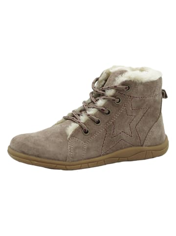 lamino Leren barefootschoenen beige