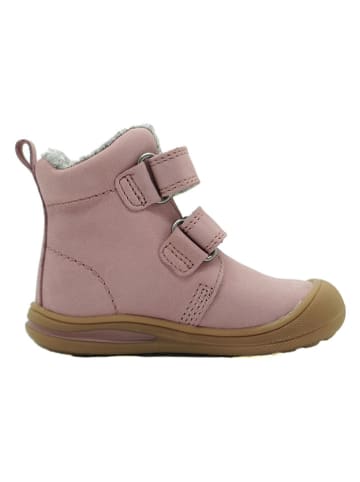lamino Leder-Boots in Rosa