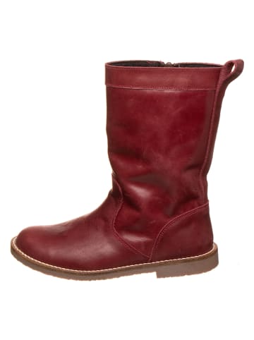 lamino Leder-Winterstiefel in Rot