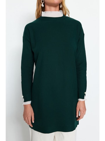 trendyol Pullover in Weiß/ Grün