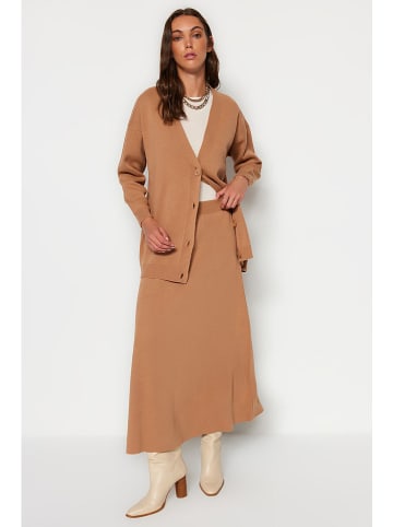 trendyol 2tlg. Outfit in Hellbraun