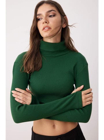 trendyol Longsleeve in Grün